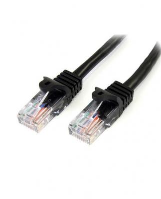 STARTECH.COM Startech 3m Black Snagless Utp Cat5e Patch Cable Noir