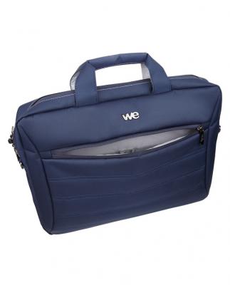 WE  Sacoche Ordinateur - 17,3 pouces - Nylon - Bleu 