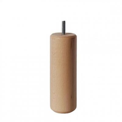 Jeu de 4 pieds h. 24,5 cm CYLINDRE H&ecirc;tre