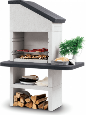 PALAZZETTI  Dubai - Barbecue &agrave; bois et charbon en ma&ccedil;onnerie