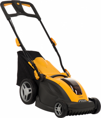 STIGA Tondeuse &eacute;lectrique &agrave; batterie  COMBI 340e - Lame de 38cm - Batterie de 4 Ah et chargeur inclus