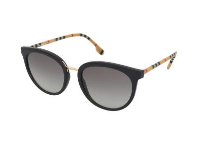BURBERRY  Lunettes de soleil '0BE4316' noir / marron
