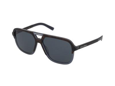 DOLCE & GABBANA Lunettes de soleil  Dg4354 col. 320980 Hommes Carr&eacute; Bleu