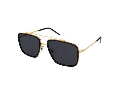 DOLCE & GABBANA Lunettes de soleil  Dg2220 col. 02/81 Hommes Carr&eacute; Noir