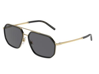 DOLCE & GABBANA Lunettes de soleil  Dg2285 col. 02/81 Hommes Pilot Noir