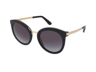 DOLCE & GABBANA Lunettes de soleil  dg4268 501/8g noir branches dor&eacute;s