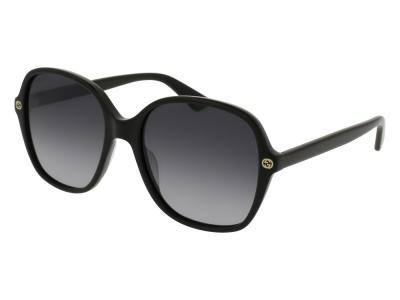 GUCCI  GG0092S 001 Montures de Lunettes, Noir (Black/Grey), 55 Femme