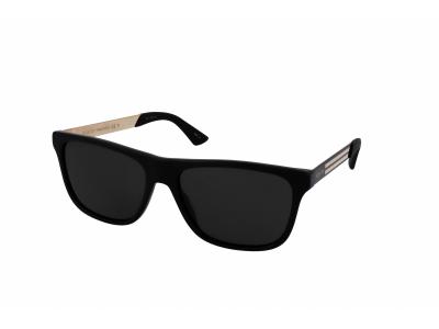 GUCCI Lunettes de soleil  Gg0687s col. 002 Hommes Carr&eacute; Noir