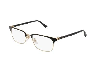 GUCCI Cadres optiques  Gg0131o col. 001 Hommes Carr&eacute; Noir