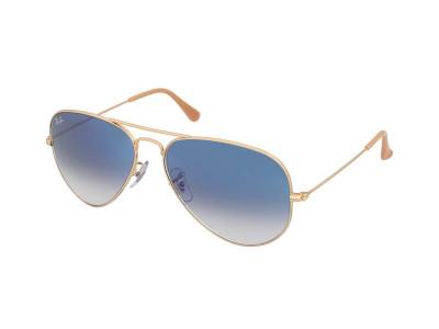 RAY BAN Ray-ban aviator large arista bleu clair d&eacute;grad&eacute; - medium-large - dor&eacute;