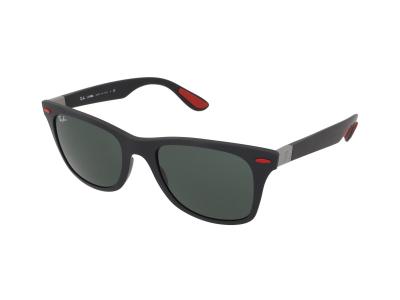 RAY BAN Lunettes de soleil Ray-ban Rb4195m ferrari col. f60271 Hommes Carr&eacute; Noir