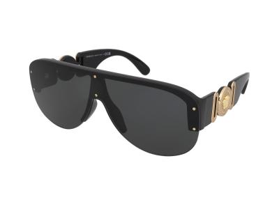 VERSACE Lunettes de soleil  Ve4391 col. gb1/87 Hommes G&eacute;om&eacute;trique Noir