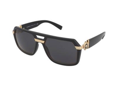 VERSACE Lunettes de soleil  Ve4399 col. gb1/87 Hommes Carr&eacute; Noir