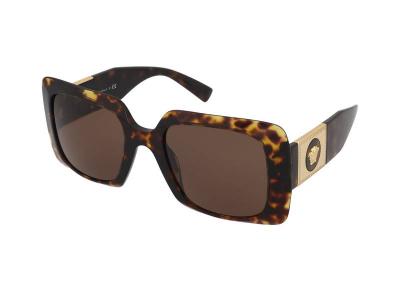 VERSACE Lunettes de soleil  Ve4405 col. 108/73 Femme Carr&eacute; Havana