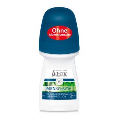 LAVERA D&eacute;odorant Roll On 48h Men Sensitiv Bambou Citronnelle 