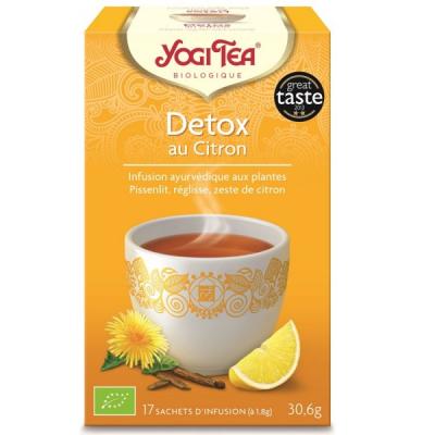 YOGI TEA . Detox Citron Bio.17 Infusettes.