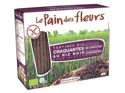  Pain grille Le pain fleurs modele au riz noir sans gluten bio - 150 g