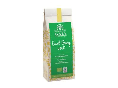 LES JARDINS DE GAIA  Th&eacute; vert Earl Grey 100G Bio -