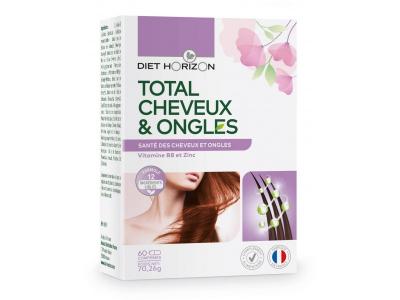 DIET HORIZON Total cheveux et ongles 60 comprim&eacute;s 