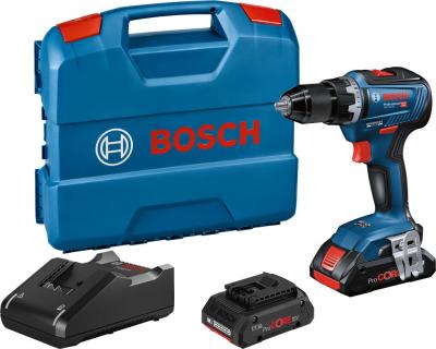 BOSCH Perceuse-visseuse GSR 18V-55 (2x4AH) en coffret L-CASE -  - 0615990L4C