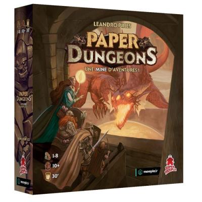SUPER MEEPLE  PAPER DUNGEONS - Le Jeu- - Jeu de societe