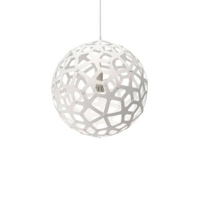 DAVID TRUBRIDGE Suspension Coral bois blanc / &Oslash; 60 cm - 