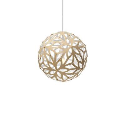 DAVID TRUBRIDGE FLORAL-Suspension Bicolore bambou Naturel &Oslash;40cm 