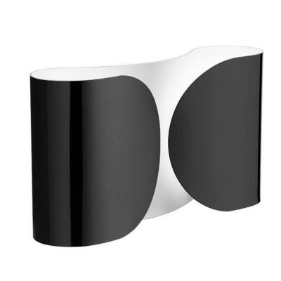 FLOS Applique Foglio m&eacute;tal noir / L 37 cm - 