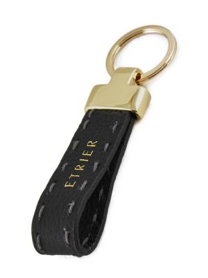 ETRIER Porte-clefs Tradition Cuir  Noir