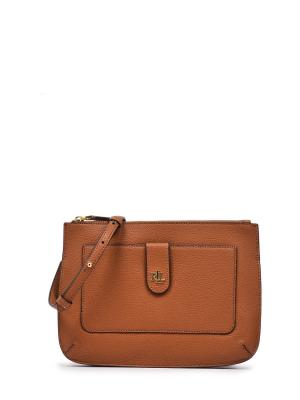 LAUREN BY RALPH LAUREN Sac besace Jamey en cuir Beige Lauren Ralph Lauren