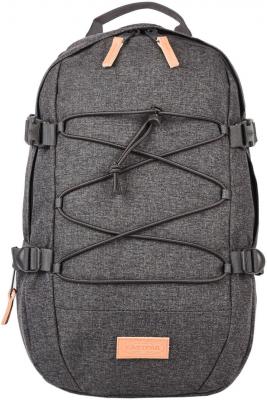 EASTPAK Sac &agrave; dos  Borys 77H Black Denim Gris 