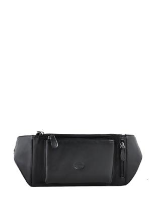 FRANCINEL Banane -  - 1161 - Cuir - Noir - Taille unique - Zipp&eacute;e
