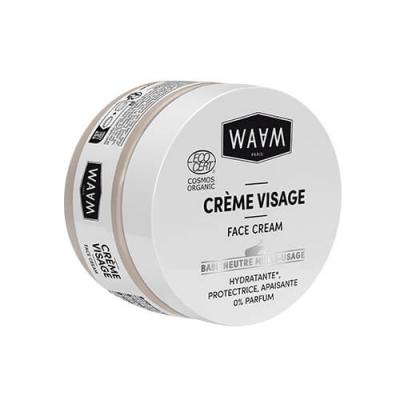 WAAM  Base Cr&egrave;me Visage Hydratante Bio 100ml