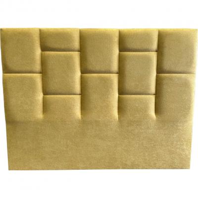 TERRE DE NUIT  T&ecirc;te de lit IMPERIAL 160 cm jaune - 