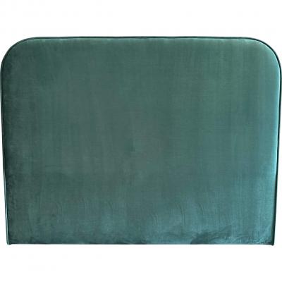 TERRE DE NUIT T&ecirc;te de lit marsella 190 cm en velours vert - 