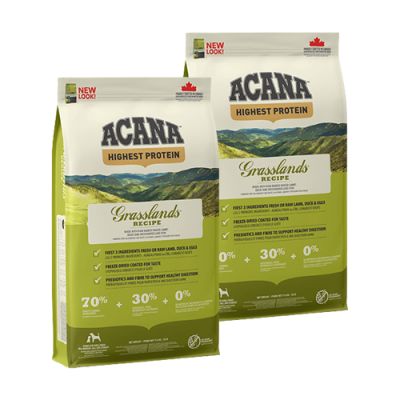 ACANA  Regionals Grasslands 11.4kg Dog Food Vert 11.5kg