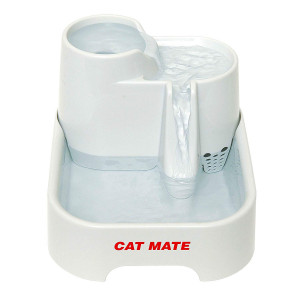 KERBL Abreuvoir CatMate - 2000 ml - Blanc - Pour chat et chien