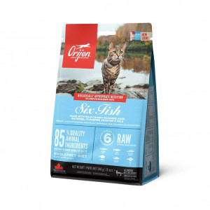 ORIJEN  Six Fish Croquette pour Chat 5,4 kg Adulte Poisson