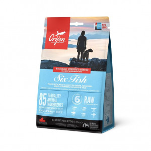 ORIJEN  Six Fish Adult 11.4kg Dog Food Clair 11.5kg