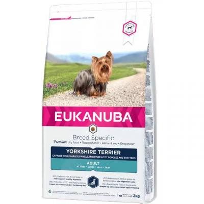 EUKANUBA Croquettes  adulte yorkshire sac 2 kg (dluo 6 mois)