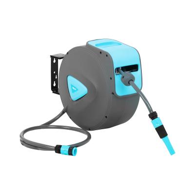 HILLVERT D&eacute;vidoir Enrouleur Automatique Tuyau D'Arrosage Pour Jardin Tuyau Inclus 15+1,5m