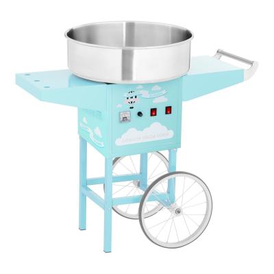 ROYAL CATERING Machine &Agrave; Barbe &Agrave; Papa (1200 W Cuve 52cm Chariot 30-60 S-Portion Turquoise