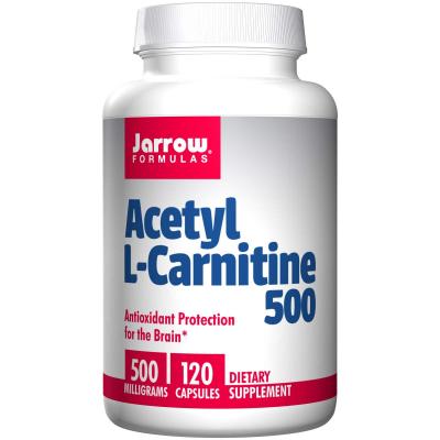 JARROW FORMULAS Ac&eacute;tyl L-Carnitine 500, 500 mg (120 Capsules) -  