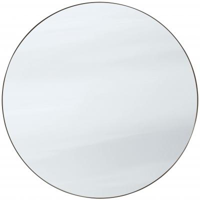 &TRADITION Miroir - AMORE SC49 Laiton bruni, miroir argent&eacute;, dos textile &Oslash; 115 cm