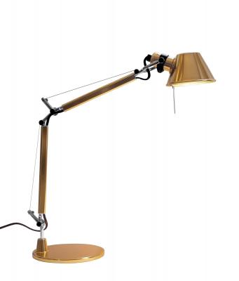 ARTEMIDE  &Eacute;dition limit&eacute;e lampe de table Tolomeo Micro Tavolo dor&eacute;