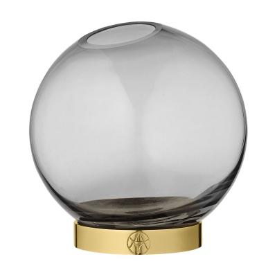 AYTM  - Globe Vase mini, &Oslash; 10 x H 10 cm, noir / or
