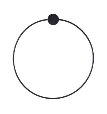 FERM LIVING Porte-serviettes Noir 