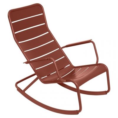 FERMOB  Chaise &agrave; bascule LUXEMBOURG - 20 ocre rouge