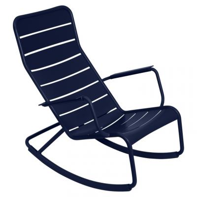 FERMOB  Chaise &agrave; bascule LUXEMBOURG - 92 bleu abysse