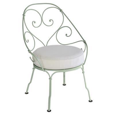 FERMOB  Fauteuil 1900 Cabriolet - 82 cactus mat - blanc gris&eacute;